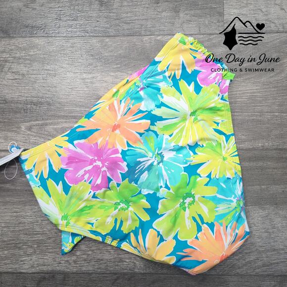 Bleu Rod Beattie Floral Bikini Bottom Size 8 - Picture 7 of 7